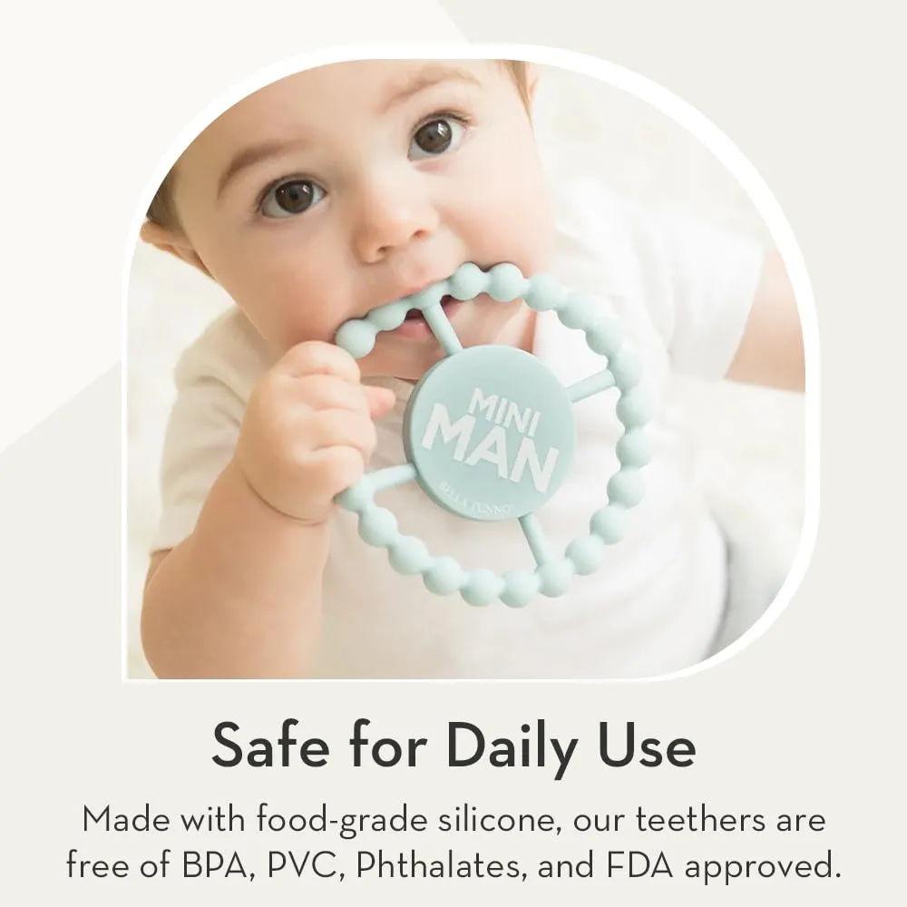 Grip Baby Teether Toy, Silicone Teether Ring to Help Soothe Gums, next squeeze Non-Toxic and BPA Free, Future is Female/Got Mama Bella Tunno Happy Teether 2pk ?C Soft & Easy 