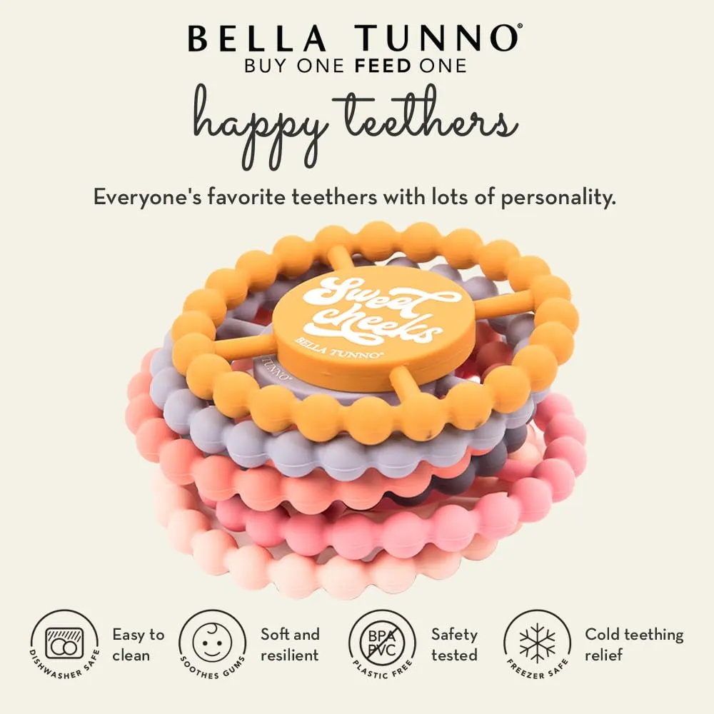 Grip Baby Teether Toy, Silicone Teether Ring to Help Soothe Gums, next squeeze Non-Toxic and BPA Free, Future is Female/Got Mama Bella Tunno Happy Teether 2pk ?C Soft & Easy 