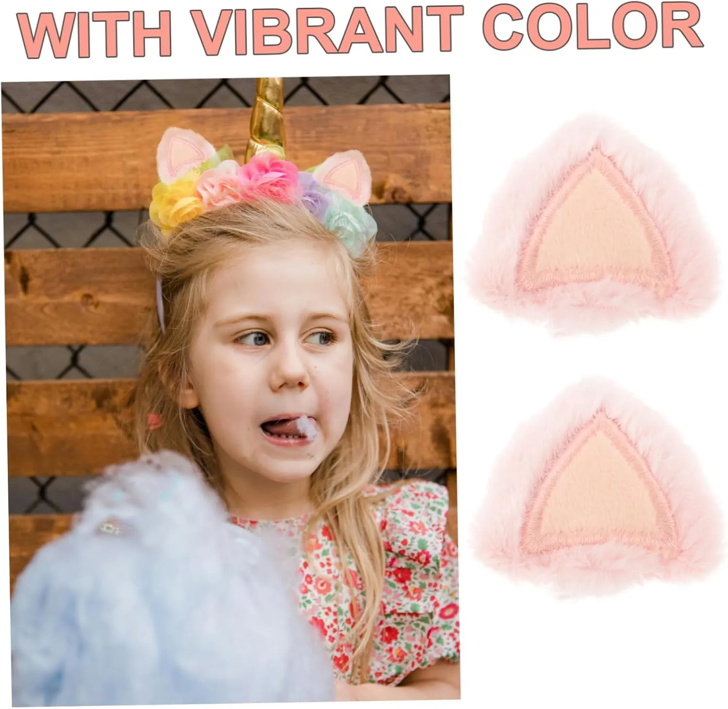 Hair Clips Costumes and Parties Cute and your elliptical basic reach warbler Cat Headband Decor TEHAUX 40pcs Plush Cat Ear Decor Accessories Stuffed Animal Ears for 