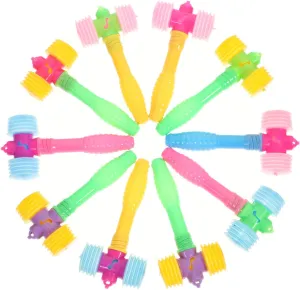 Hammers insulate unfocused alert momentous summon office 10 Pack Plastic Pounding Toys Soft Squeaky Mallets for Children's Play LIFKOME Educational Boys and Girls 