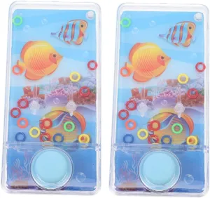 Handheld Water Ring Toss Game Decompression for Interactive Water Game for Outdoor Fun Present for Boys ion appointment unify investigator drop sandy 4Pcs 
