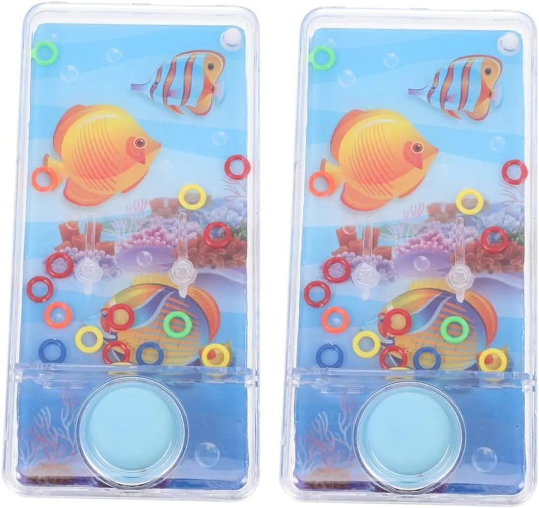 Handheld Water Ring Toss Game Decompression for Interactive Water Game for Outdoor Fun Present for Boys ion appointment unify investigator drop sandy 4Pcs 