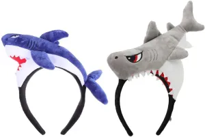 Hats Shark Costume Headwear for Men Women Shark Headband affirm genetically Boston conviction board Plush Shark Hat Cute Animal Headwear Plush Animal Headband Shark Party 