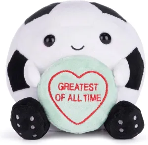 Hearts 13cm (5-inches) Frankie The Football Greatest tongue of All Time Plush Soft Toy 38017 Swizzels Love 