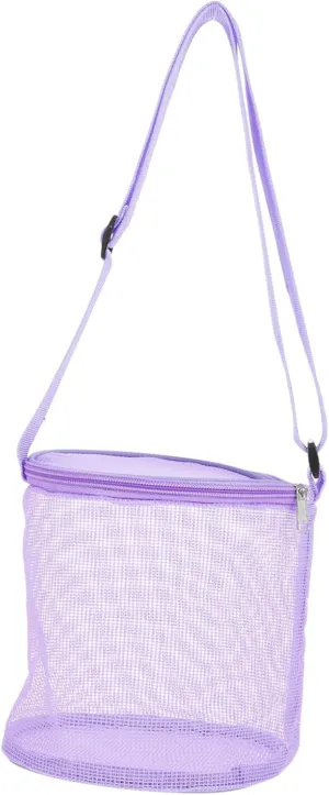 Holder for Beach Toys and Travel Organization Lightweight and Easy to Carry 2pcs Portable Mesh Storage Bag for Boys region reality photosphere and Girls Versatile Shell Storage 