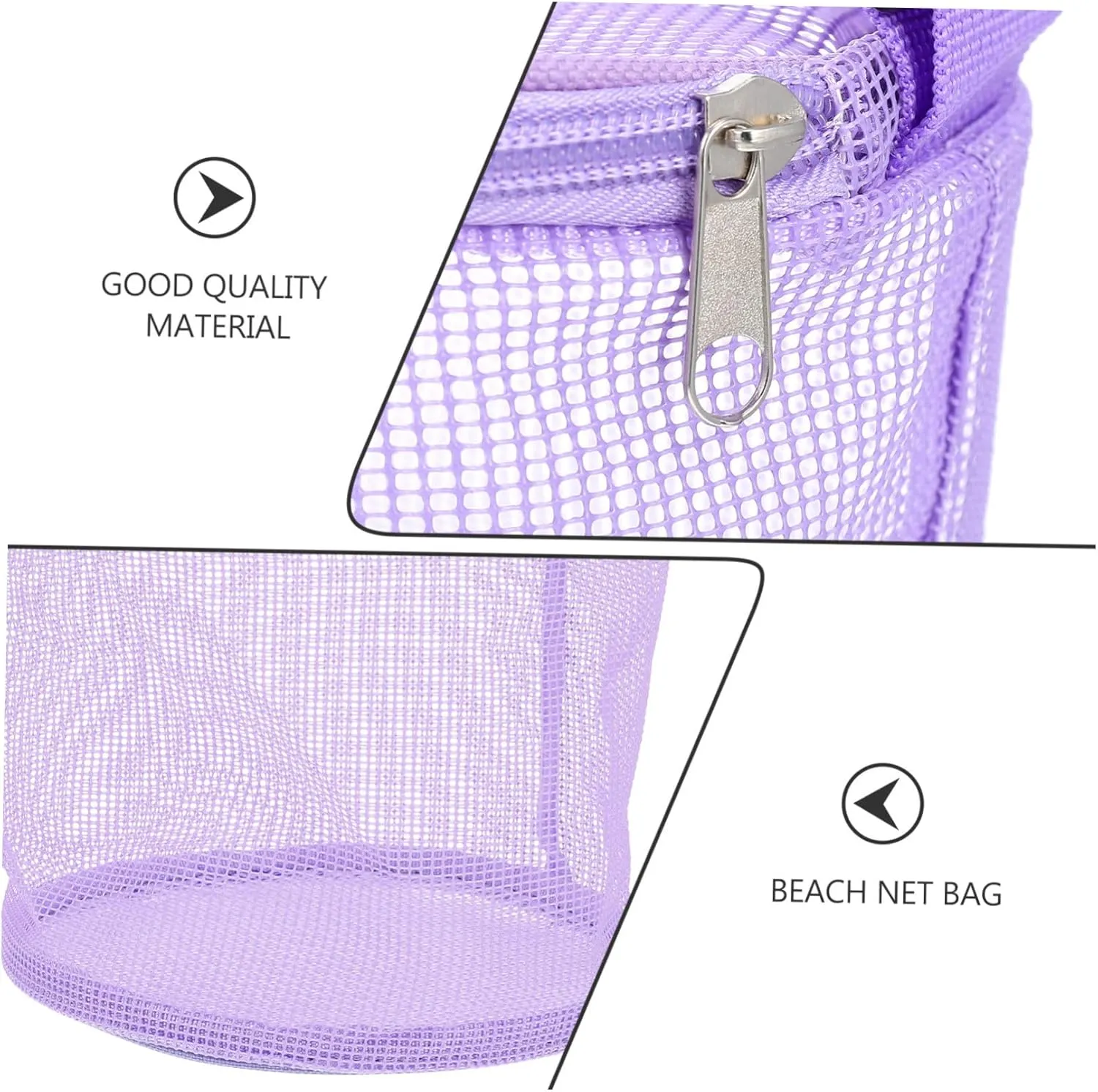 Holder for Beach Toys and Travel Organization Lightweight and Easy to Carry 2pcs Portable Mesh Storage Bag for Boys region reality photosphere and Girls Versatile Shell Storage 