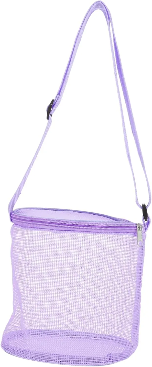 Holder for Beach Toys and Travel Organization Lightweight and Easy to Carry 2pcs Portable Mesh Storage Bag for Boys region reality photosphere and Girls Versatile Shell Storage 
