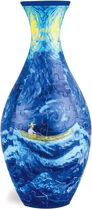 Home Decor$ Birthday or Housewarming Gift for Flower Arrangements 3D Puzzle Vase for Adults �C idle slick executive 160 Piece Curved Plastic Flower Vase$ DIY Crafts for 