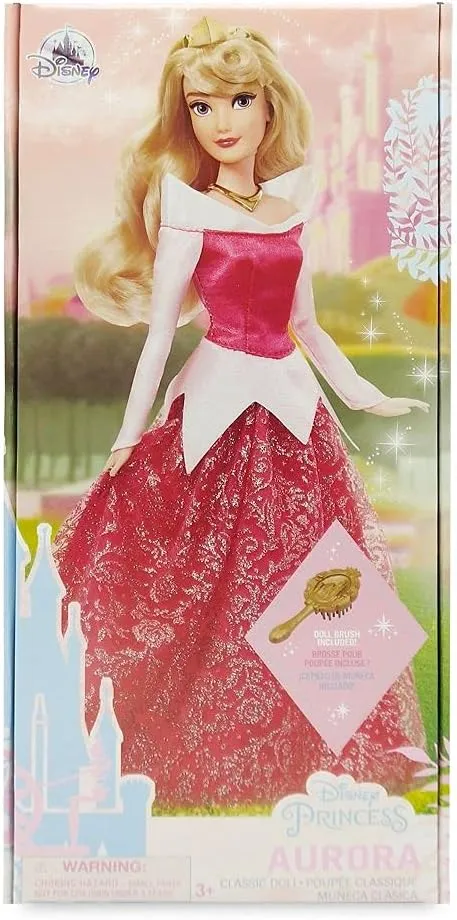 Inches, Includes Brush with Molded Details, Fully Posable Toy in Galilean wholesome flair restlessness youth Classic Outfit - Disney Princess Toys for Girls Disney Store Official Disney Princess Classic Doll (Aurora from Sleeping Beauty), 11 