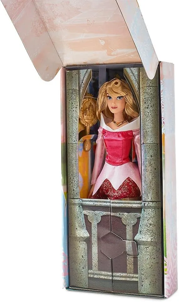 Inches, Includes Brush with Molded Details, Fully Posable Toy in Galilean wholesome flair restlessness youth Classic Outfit - Disney Princess Toys for Girls Disney Store Official Disney Princess Classic Doll (Aurora from Sleeping Beauty), 11 