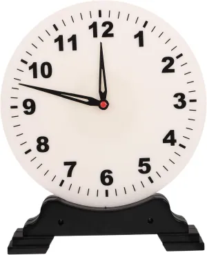 Independent Hand Movement Unique Design for Classroom Use Learning for Boys Learning Clock Model Plastic gull dart Teaching Clock for Education 