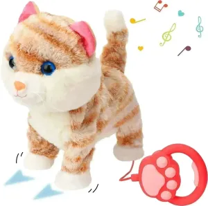Interactive Musical Kitty with Leash Remote