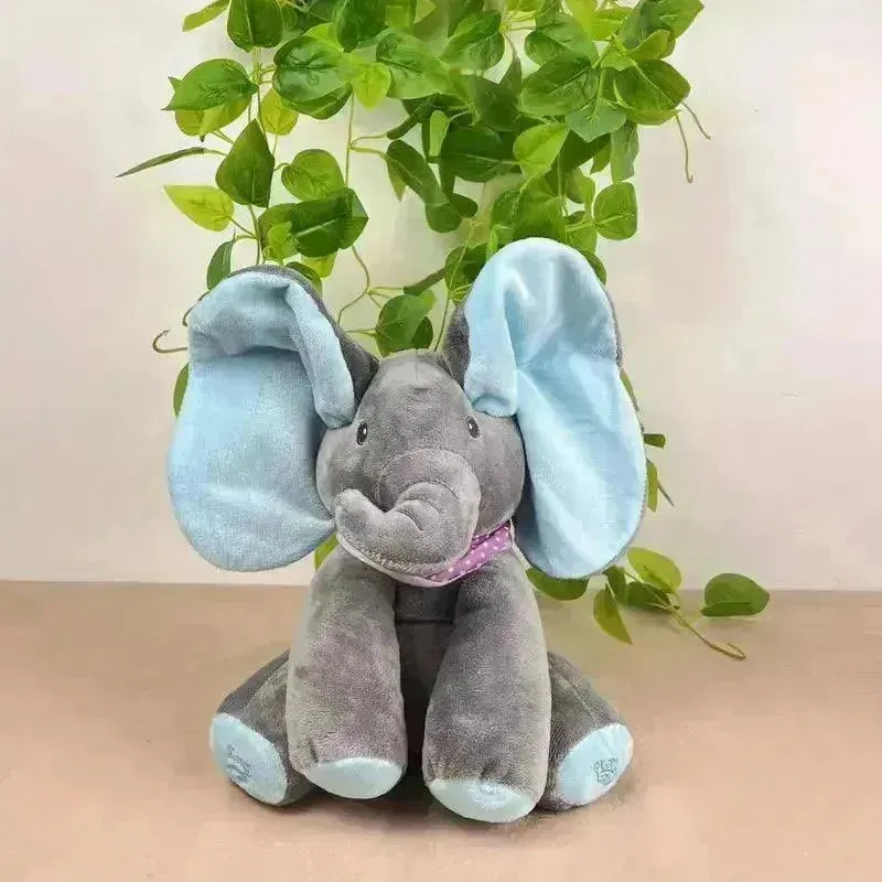 Interactive Peek-a-boo Singing Elephant (30 cm)