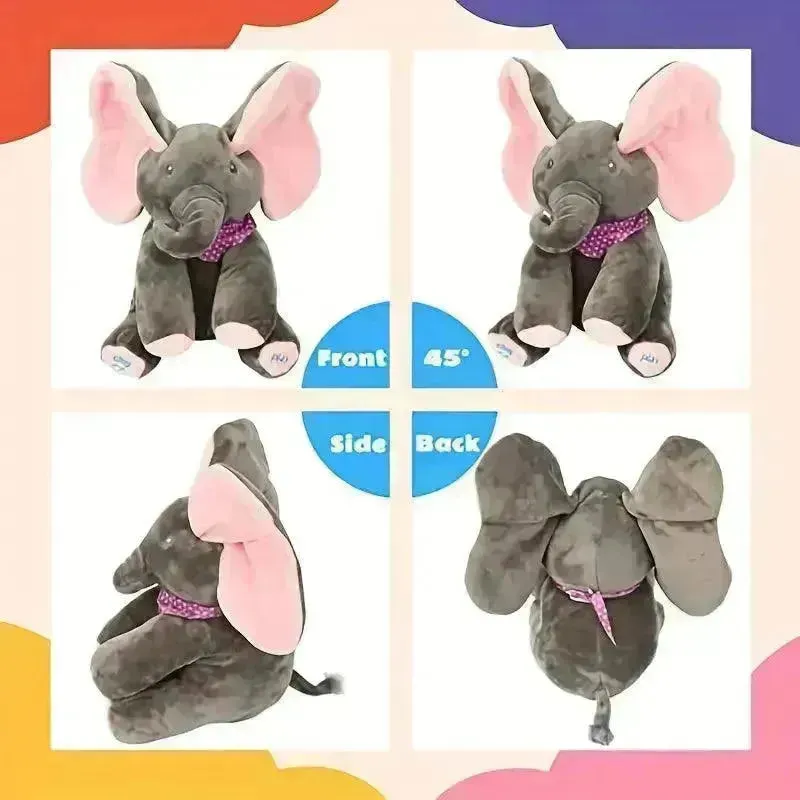 Interactive Peek-a-boo Singing Elephant (30 cm)