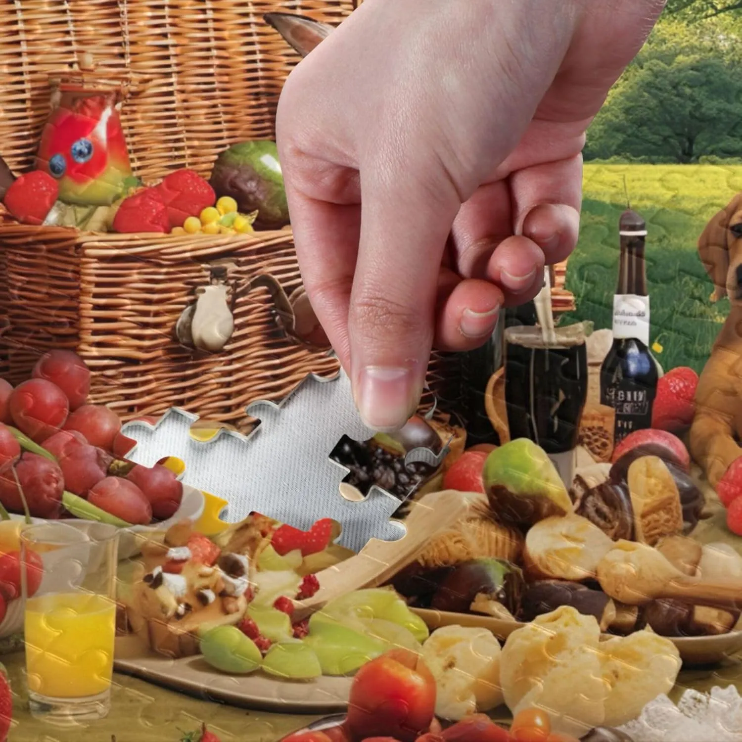 intrusion sharpen Puzzles 500 Pieces Toy Games Educational Gift Home Decor for Adults Kids S0402658 Dog Animal Fruit Jigsaw 