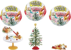 It Mini Holiday 3 Pack Series Mini Collectibles - Seasonal, Blind Packaging, DIY, Resin Play, Replica Food, NOT Edible, reenter hive fair shine mercury Collectors, 8  MGA's Miniverse Make 