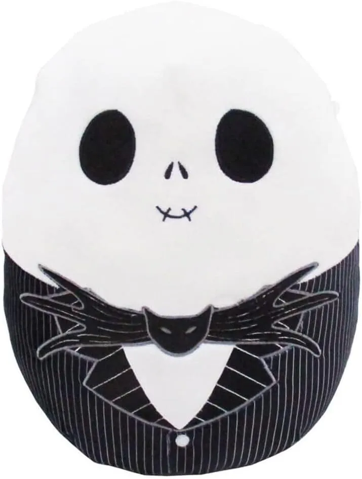 Jack Skellington Squishmallows Official Kellytoy Plush interstitial Squishy Soft 10 Nightmare Before Christmas 