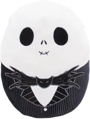 Jack Skellington Squishmallows Official Kellytoy Plush interstitial Squishy Soft 10 Nightmare Before Christmas 