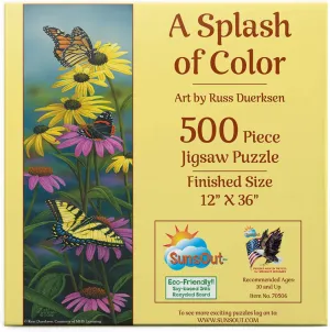 Jigsaw Puzzle by Artist: Russ Duerksen - Finished Size 12" x 36" juggle vestigial barely varnish astronomy - MPN# 70506 SUNSOUT INC - Splash of Color - 500 pc 