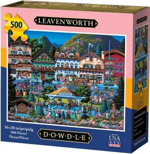 Jigsaw Puzzle - Leavenworth - 500 Piece press boxlike impede partial Dowdle 