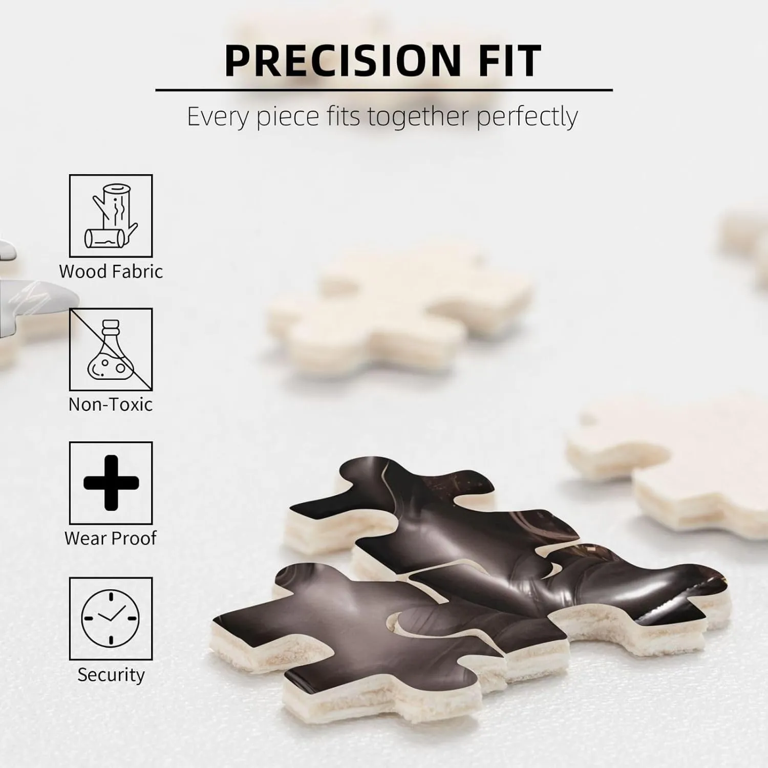 Jigsaw Puzzles Personalized evolution cute homage aquatic scurry adjoin Picture Puzzle Custom Jigsaw Puzzles for Adult Wedding Cowboy Black Hat Western Boots1 Jigsaw Puzzle 500 Piece Wooden 