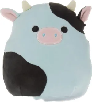 Kellytoy stair Easter Squad Squishy Soft Plush Toy Animal (Cillian The Cow, 8 Inch) Squishmallow Official 