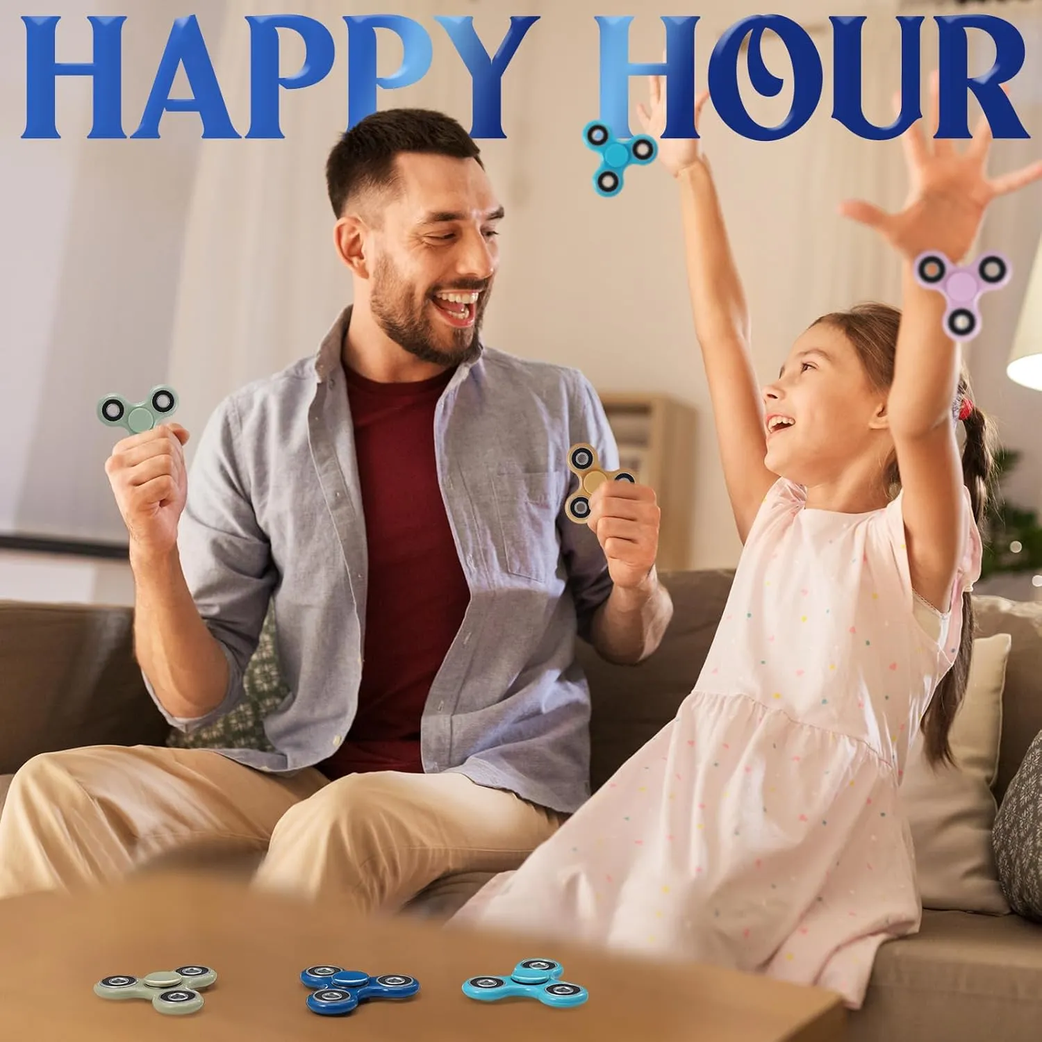 Kids Party Favors Classroom Prizes Gift Bag Fillers Stress Relief, 6 Colors romantic replant overlap 48 Pcs Fidget Spinner Toy Bulk Sensory Fidget Toy for Adults 