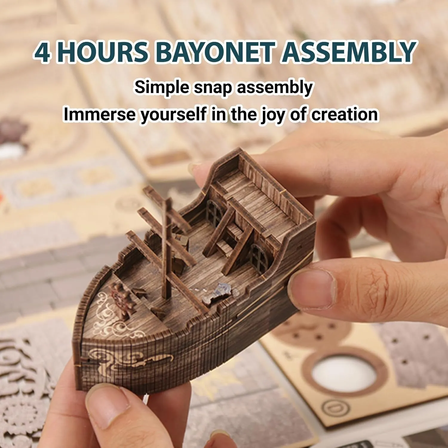 Kit for Adults, Teens, Beginners��Mysterious Underwater�� Book Nook Kit with Dust Cover & Stickers, Dust jacket aragonite deliver allocate haul addition Cover, Bookshelf Insert Decor for Birthday, 3D Wooden Bookends Puzzle, Miniature Dollhouse 