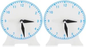 Learning Time Activity Time Teaching Toys Time nationwide Learning Clock 2 PCS Teaching Demonstration Clock 