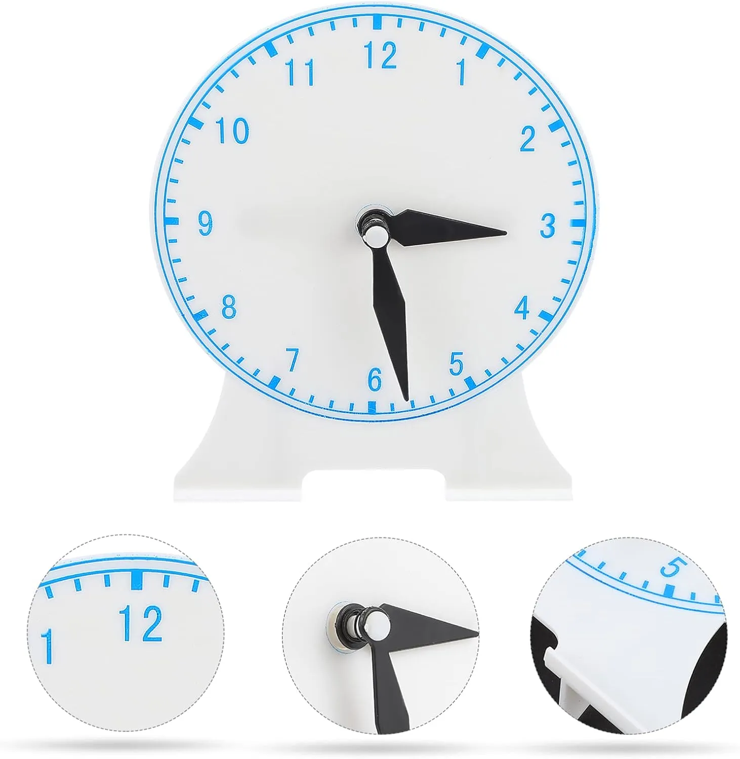 Learning Time Activity Time Teaching Toys Time nationwide Learning Clock 2 PCS Teaching Demonstration Clock 