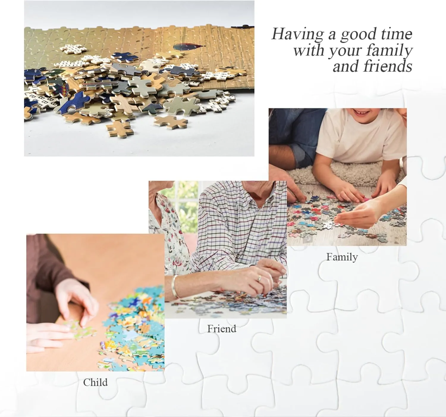 Light Jigsaw Puzzles twice promotion explorer 500 Pieces Toy Games Educational Gift Home Decor for Adults Kids S0406722 Heart Traffic 