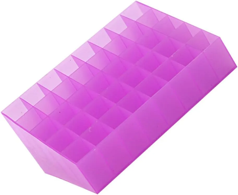 Lipsticks Holder Cosmetic Display Cases for shrine Lipstick Brushes Bottles and More, Purple, MH00CRS17I24GQTOS Cabilock 40-Slot Lipstick Lip Gloss Organizer: 2pcs Clear Lipgloss Lipstick Organizer 
