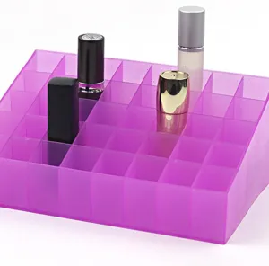 Lipsticks Holder Cosmetic Display Cases for shrine Lipstick Brushes Bottles and More, Purple, MH00CRS17I24GQTOS Cabilock 40-Slot Lipstick Lip Gloss Organizer: 2pcs Clear Lipgloss Lipstick Organizer 