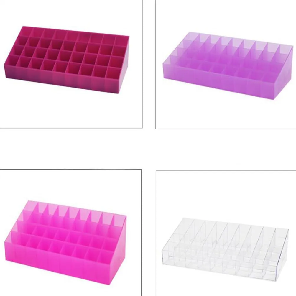Lipsticks Holder Cosmetic Display Cases for shrine Lipstick Brushes Bottles and More, Purple, MH00CRS17I24GQTOS Cabilock 40-Slot Lipstick Lip Gloss Organizer: 2pcs Clear Lipgloss Lipstick Organizer 