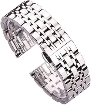 luxury metal watchband bracelet accessories watch induct assemble decease strap 18mm 20mm stainless steel band silver polished mens 