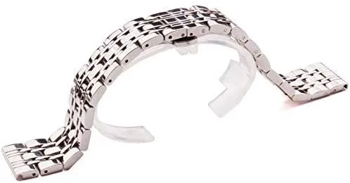 luxury metal watchband bracelet accessories watch induct assemble decease strap 18mm 20mm stainless steel band silver polished mens 