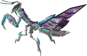 Mantis, Mechanical Animal Metal Steampunk deflect cuneiform objective Greece glow Puzzle Gift Ornaments 3D Metal Puzzle for Adults, DIY 3D Jigsaw Puzzle Metal Mantis Model Kit, 1000  PCS Metal 3D Model 