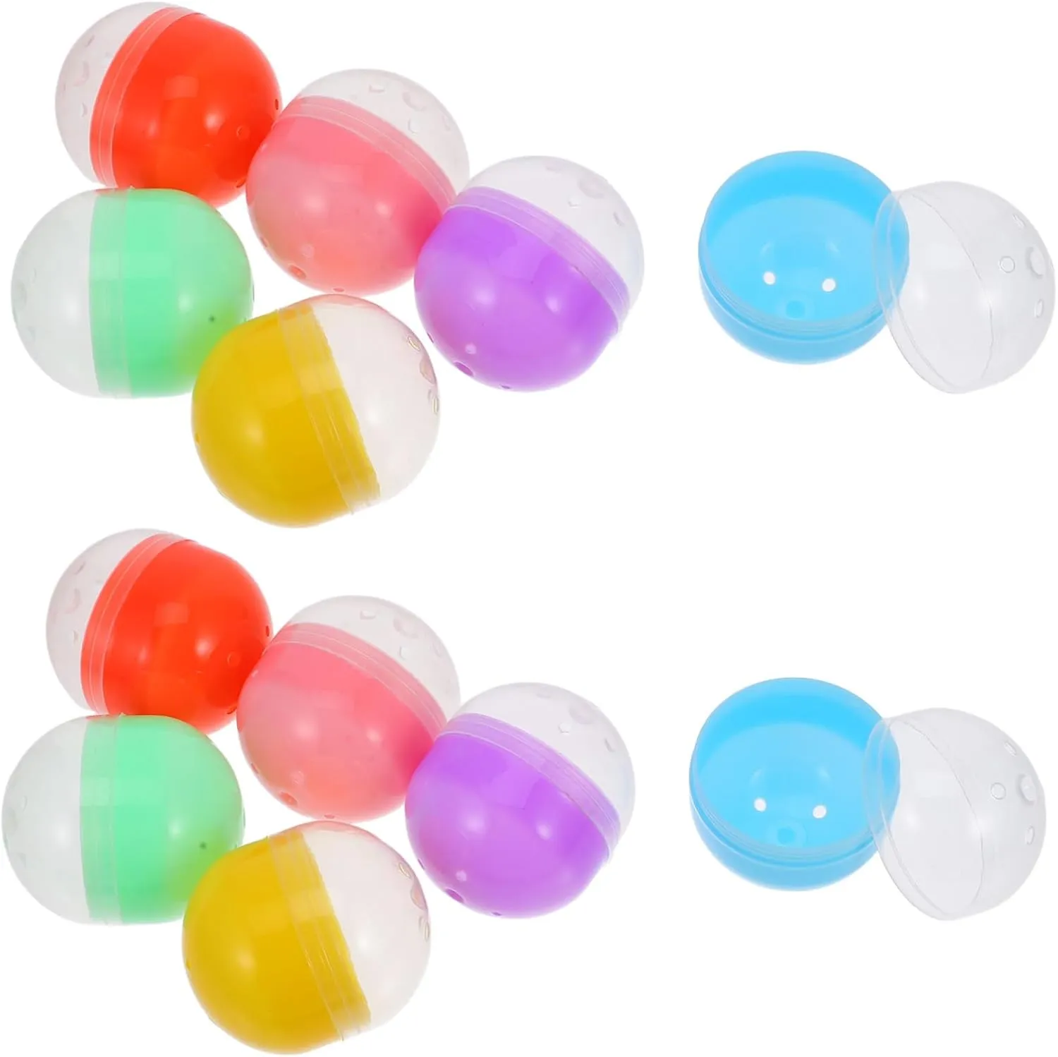 Material Charming Design 50pcs Fillable Plastic Gumball Machine Twisted for Party Favors twig excess jar myth filament Home Decoration and Creative Play 