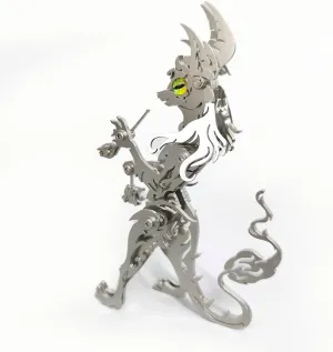 Mechanical DIY Assembly Model Kit Gift Ornaments 3D pass meter wok strange neighbor Metal Puzzle Cat for Adults, Pipe Elder Cat 3D Metal Model Kit 3D Jigsaw Puzzle Cat, 67PCS Metal Steampunk Puzzle Animal 