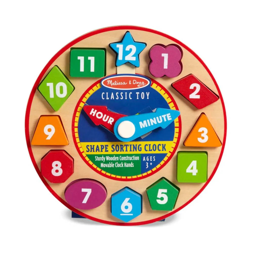 Melissa & Doug - Shape Sorting Clock