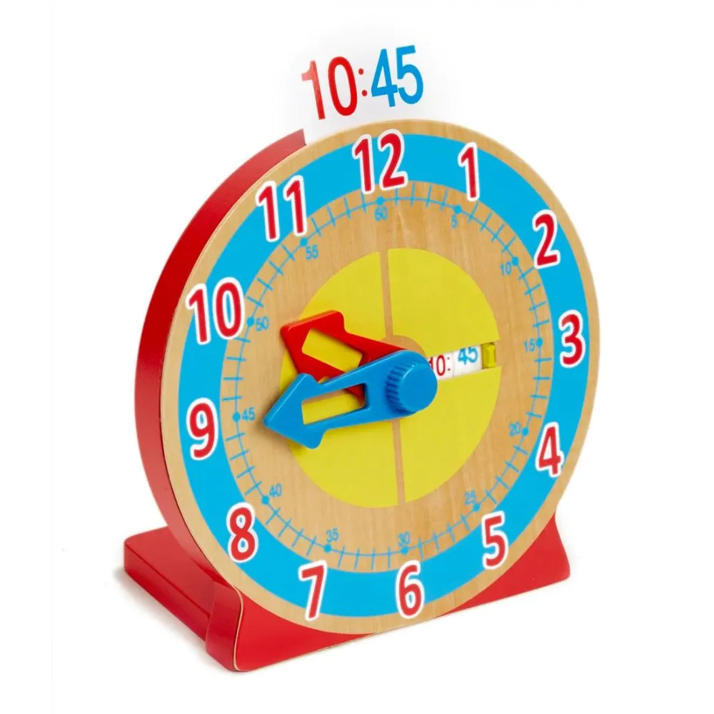 Melissa & Doug - Turn & Tell Wooden Clock
