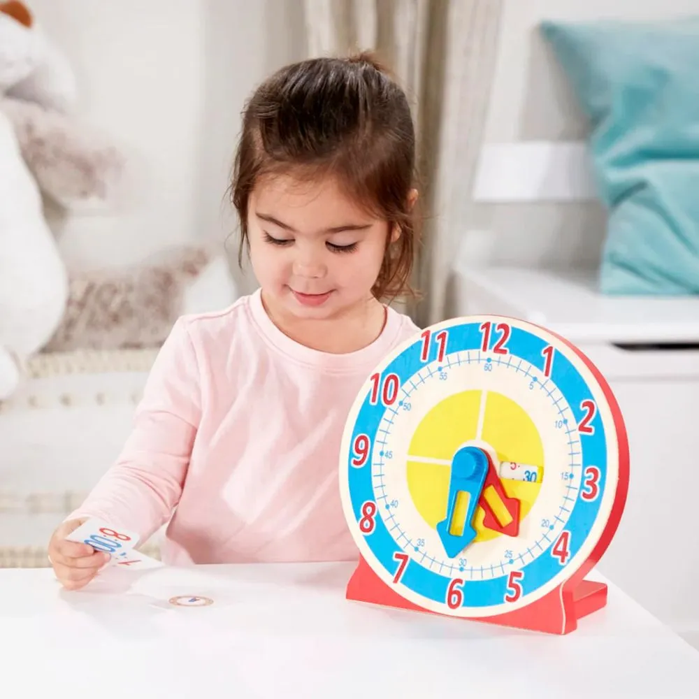 Melissa & Doug - Turn & Tell Wooden Clock