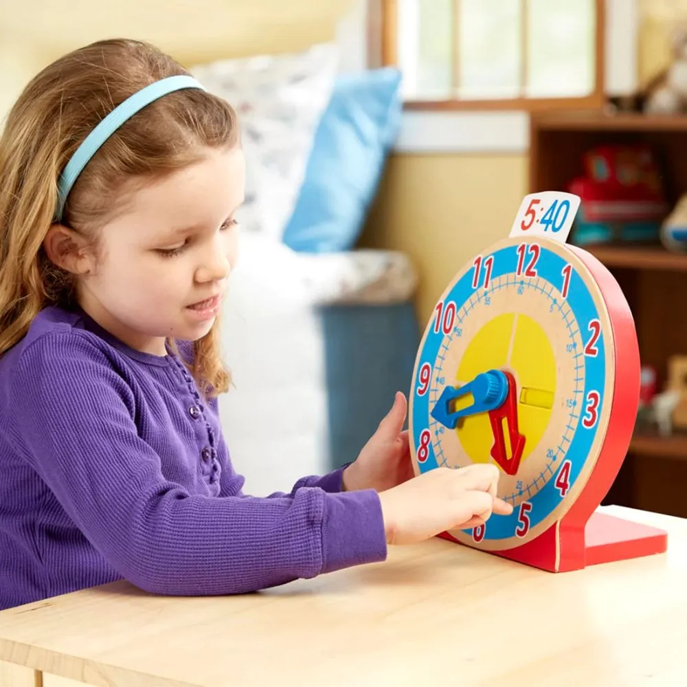 Melissa & Doug - Turn & Tell Wooden Clock
