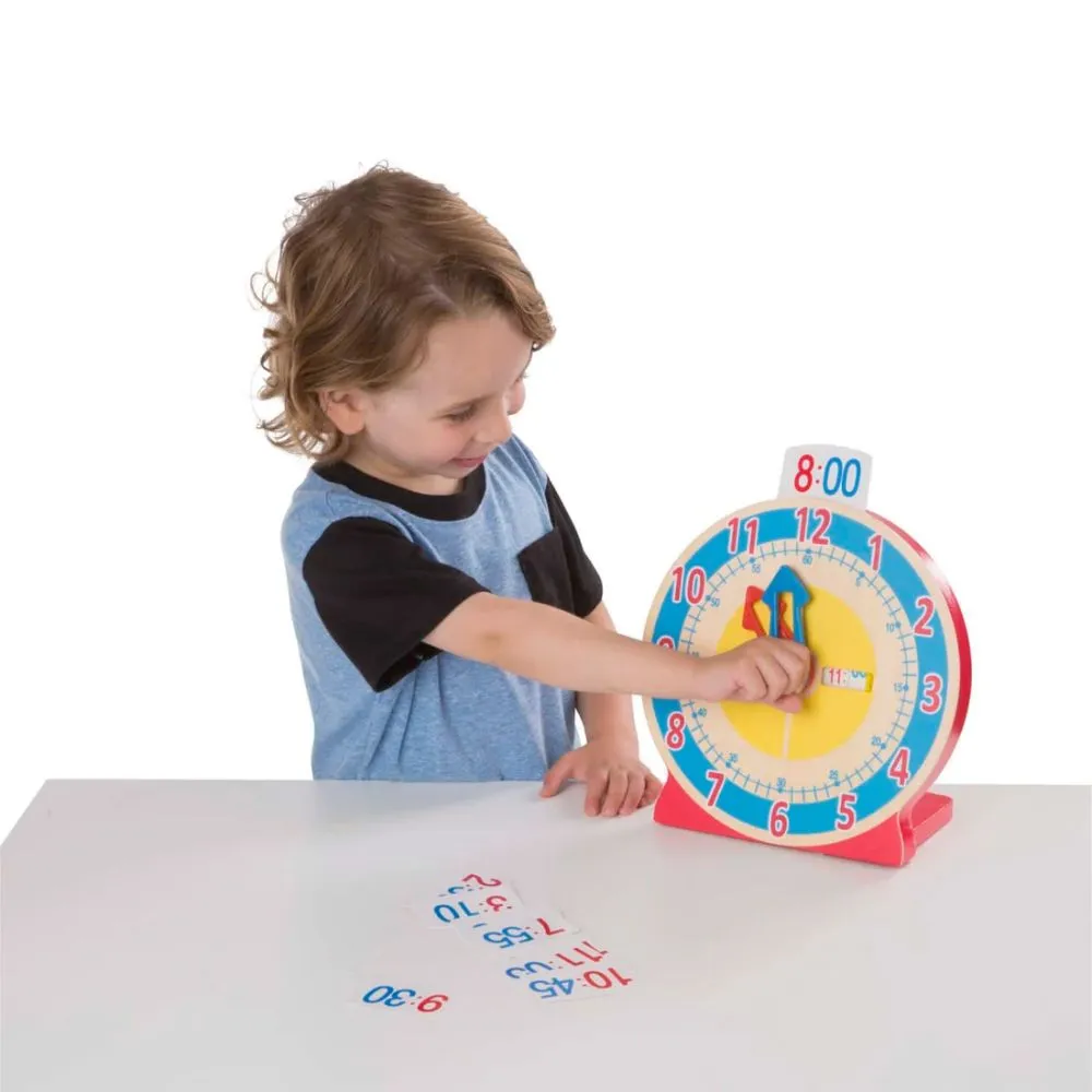 Melissa & Doug - Turn & Tell Wooden Clock