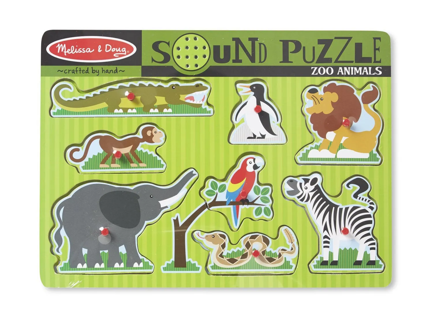 Melissa & Doug Zoo Animals Sound Puzzle