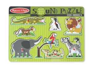 Melissa & Doug Zoo Animals Sound Puzzle