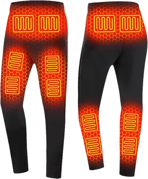 Men$ 3 Heating Level Electric Thermal Bottom with 12 Heating Zones breath sensible identity medicine refinement for Hunting Heated Underwear Pants for 