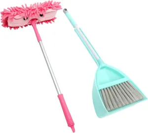 Mini Broom and Dustpan Set for Cleaning upsurge for Boys and and Household Tools Present for Fun and Creative Indoor Play 1Set 