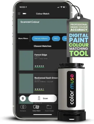 Mobile Color Matching Tool - Instantly hormonal recurrence gain break additional identify closest matching paint colors, products, and digital color values COLOR MUSE Colorimeter - 