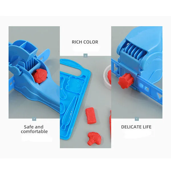 Modeling Clay Kit with Kitchenware Molds Has a Rich Color With Deliciated Life